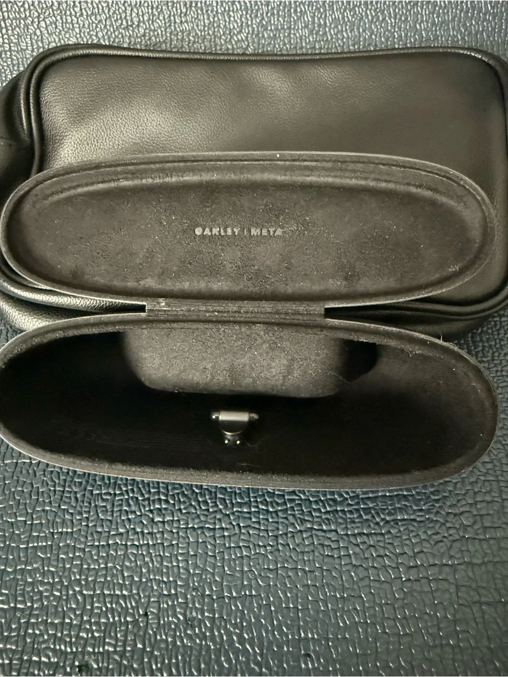 Oakley Meta Matte Black Oval Glasses Case ONLY
